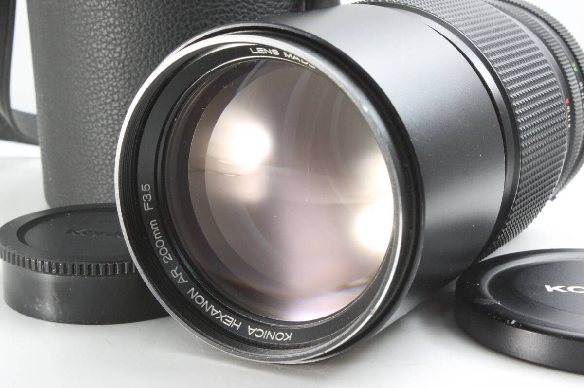 [B] KONICA AR HEXANON 200mm F3.5★コニカ ヘキサノン AR★11019