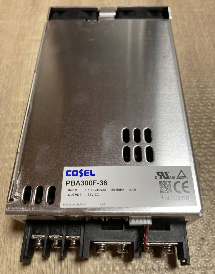 新品 【COSEL スイッチング電源 PBA300F-36 36V9A】①