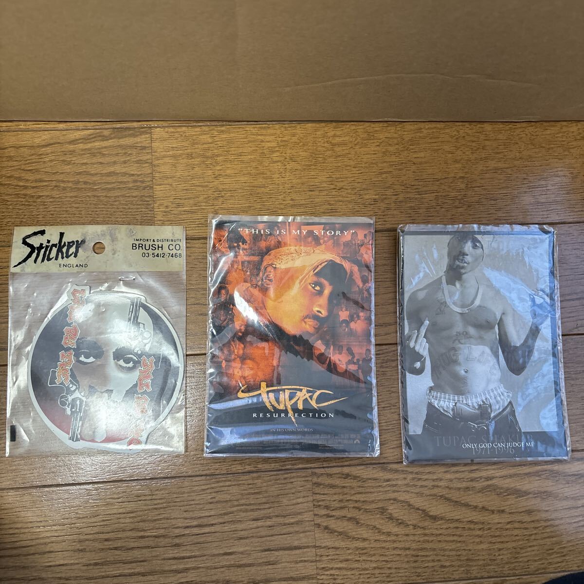 2pacAMARU SHAKUR ポストカードシール