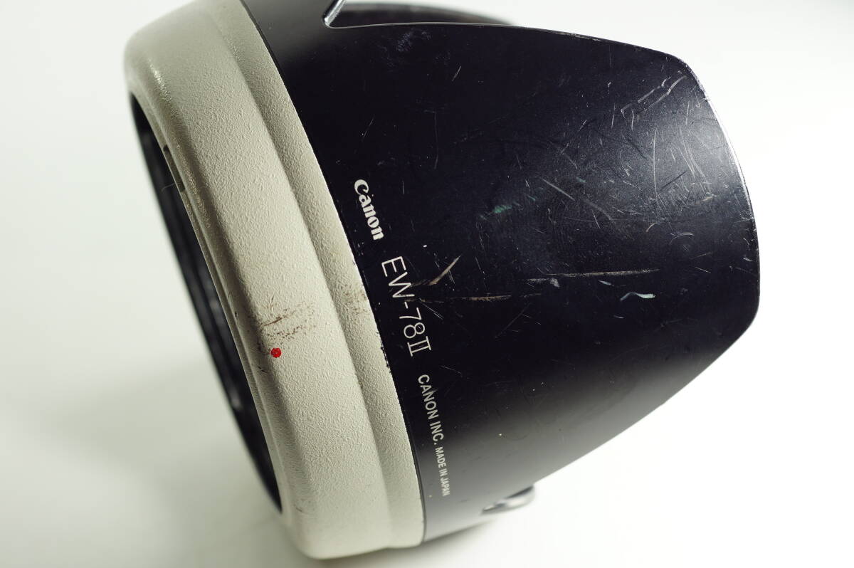 1000群『スレキズが多い 並品』 Canon EW-78Ⅱ キャノン EF35-350mmF3.5-5.6L用 キヤノン キャノン レンズフード