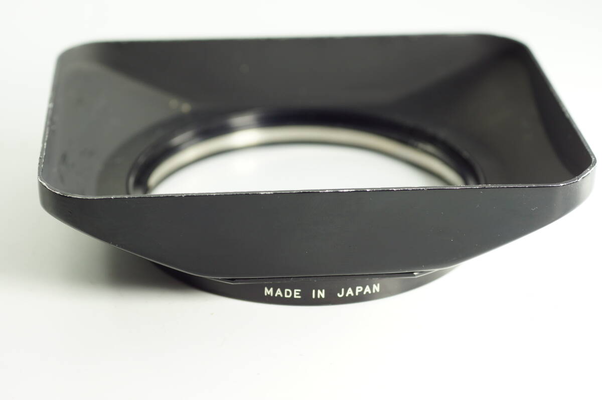 1000群『おおむねキレイ』MAMIYA PRESS マミヤプレス 50mm F6.3用 内径75mm カブセ式 角型メタルフード