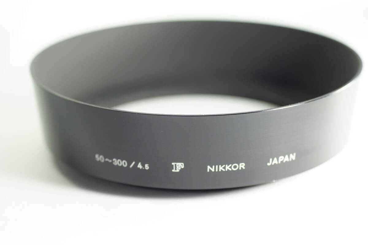 PH1000 750『キレイ』Nikon 50-300 ／4.5 （大文字「F」刻印） NIKKOR ニコン 50-300mm F4.5用 メタルフード LENS HOOD SHADE