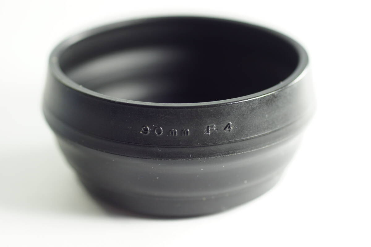 PH100群『とてもキレイ』 希少品 MINOLTA ミノルタCLE M90mm F4用 レンズフード（40.5mm径）用 ラバーフード ミノルタ Mロッコール 