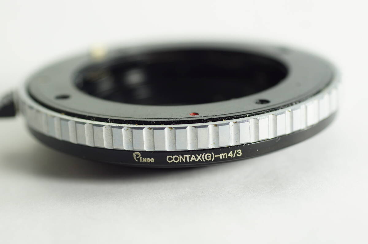 PH60群『キレイ』CONTAX(G)-M4／3 アダプター PIXCO マウントアダプター コンタックスGマウントレンズ-マイクロ4／ 3