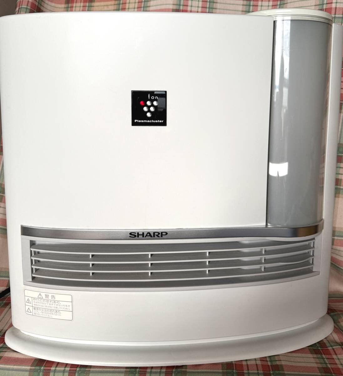 【中古品】　SHARP 加湿セラミックファンヒーター HX-129CX-W　【ジャンク】