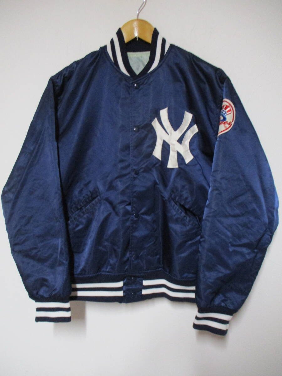 90's USA製 STARTER スターター MLB ヤンキース 中綿ナイロンスタジャン