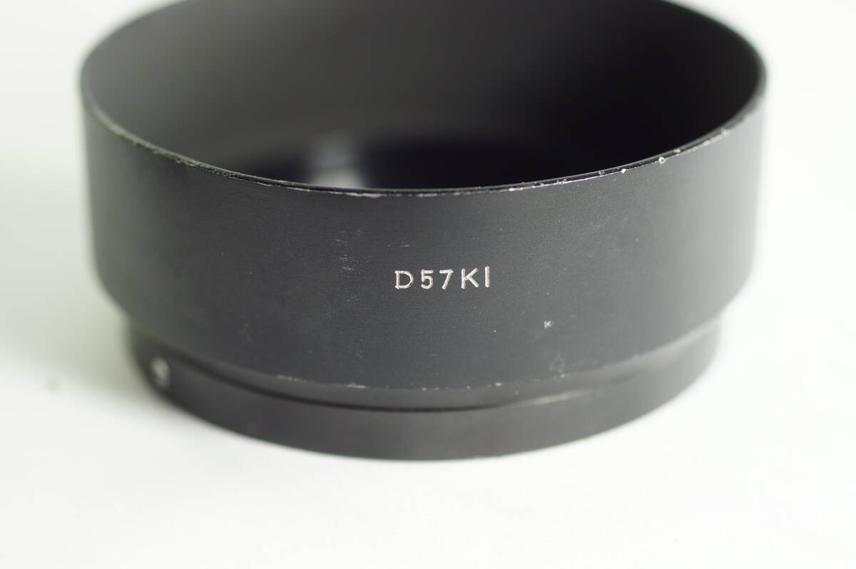 影DG『凹み有　並品』 Minolta D57KI ミノルタ AUTO ROKKOR 58mm F1.4F1.4 MC ROKKOR 58mm F1.4 レンズフード HOOD SHADE
