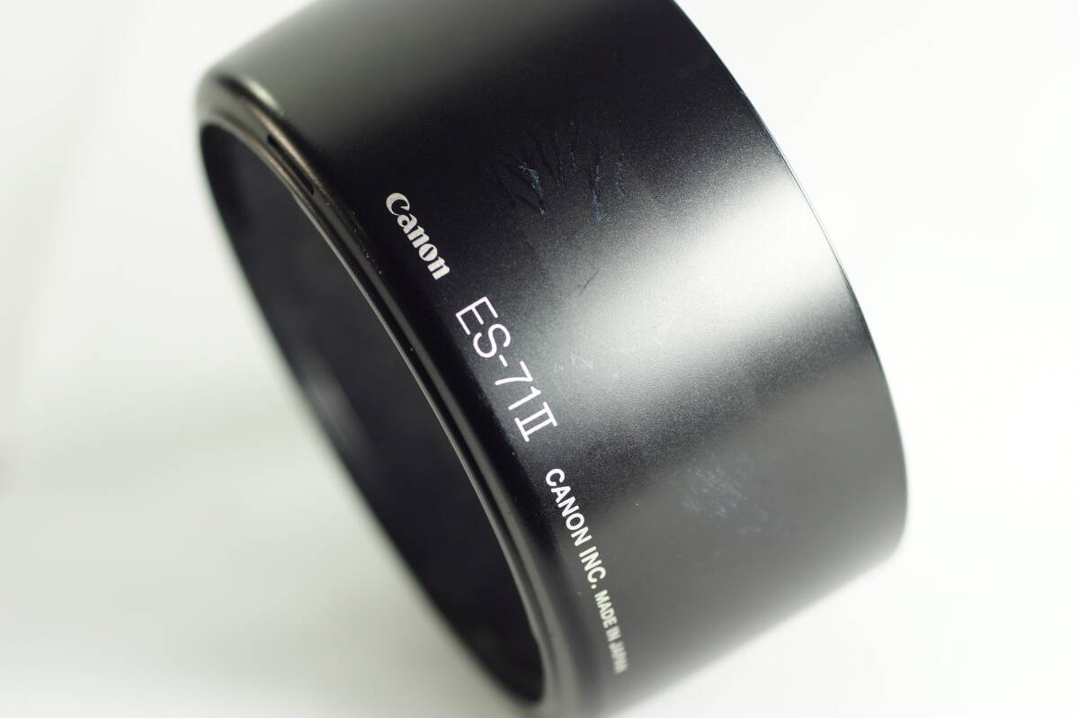 影DG『並品』 CANON ES-71Ⅱ EF 50mmF1.4 USM レンズフード LENS HOOD SHADE