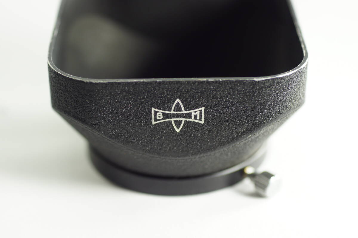 影DG『キレイ』MAMIYA 42φ マミヤ 内径42mm カブセ式 角型メタルフード レンズフード