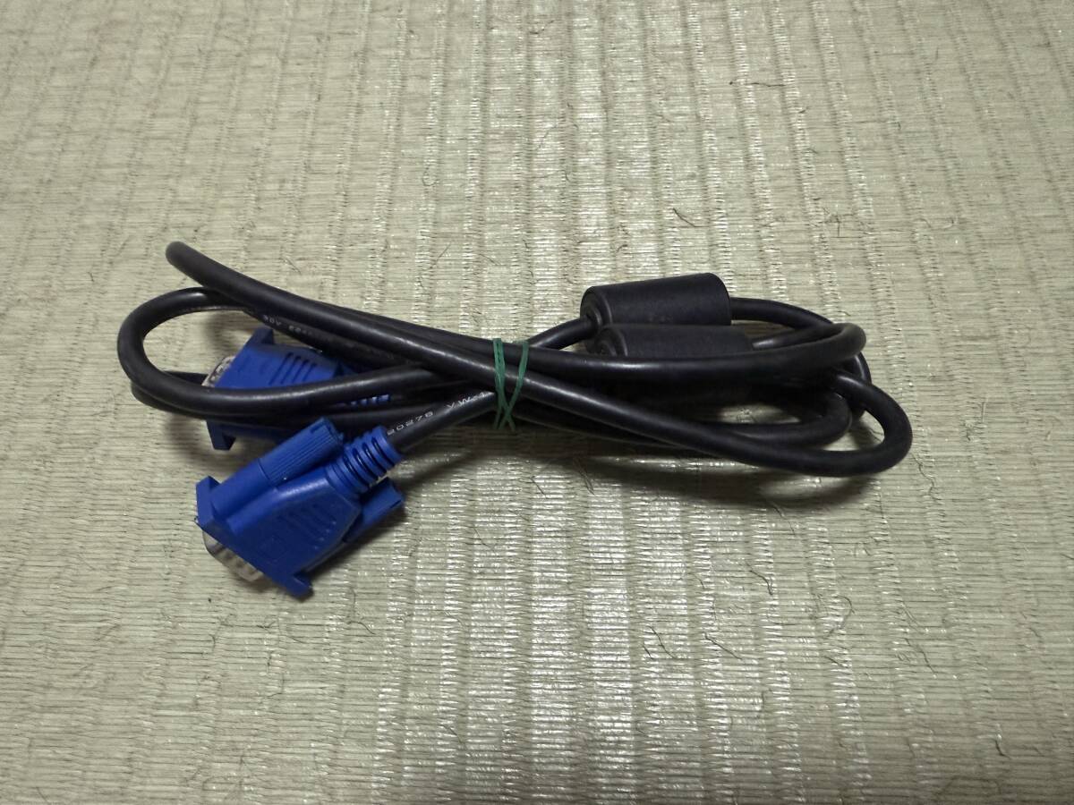 【中古】VGA ディスプレイポート ケーブル 約1.5ｍ 