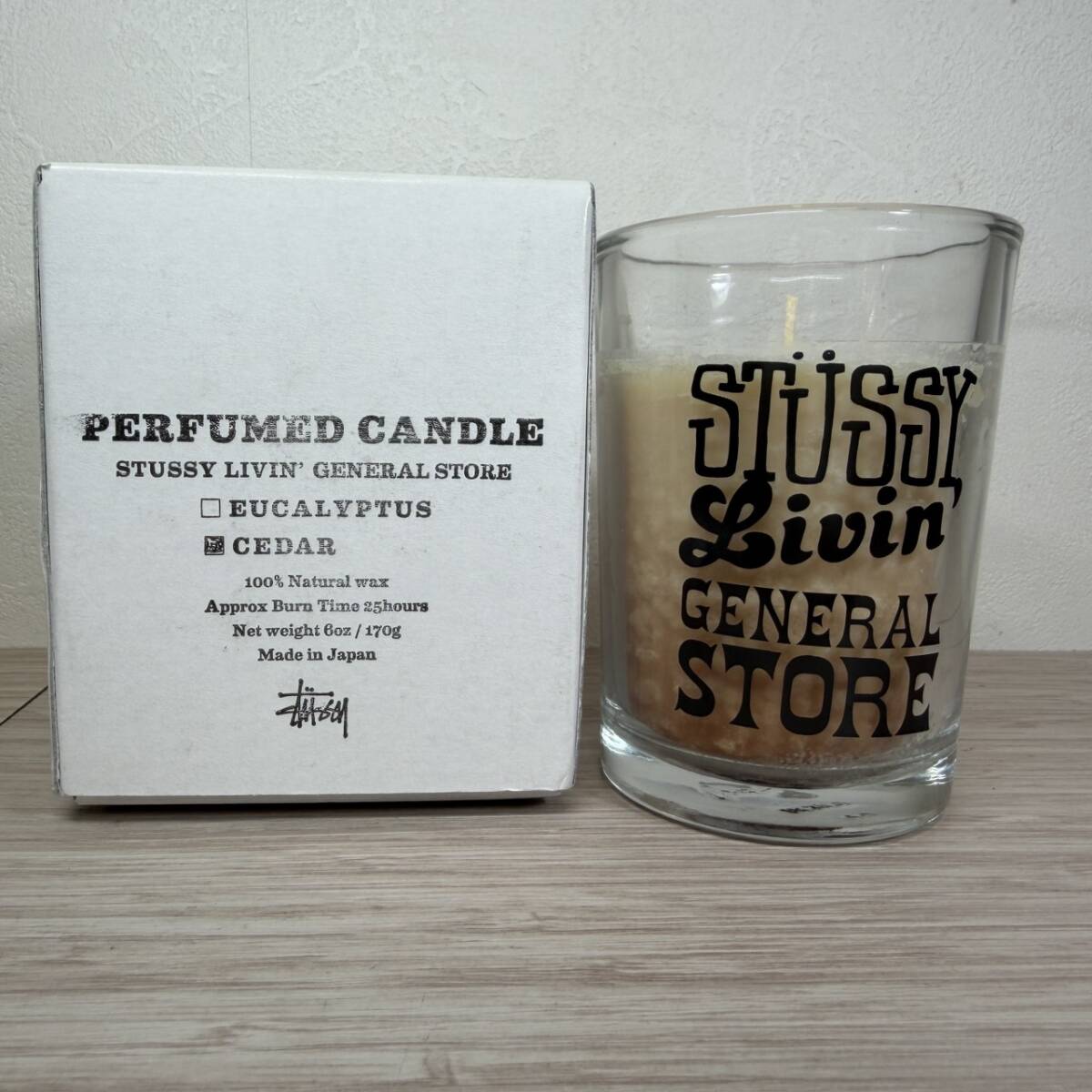 【MH-1440】未使用品 STUSSY ステューシー キャンドル PERFUMED LIVIN GENERAL STORE 