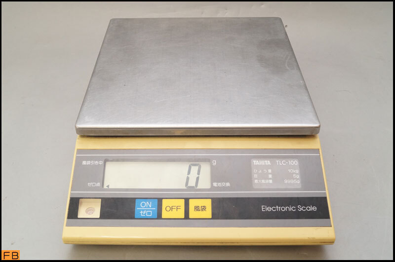 税込◆TANITA◆エレクトロニックスケール TLC-100 10kg 風袋量9995g 動作確認済 タニタ 厨房 飲食店 業務用-D1-192