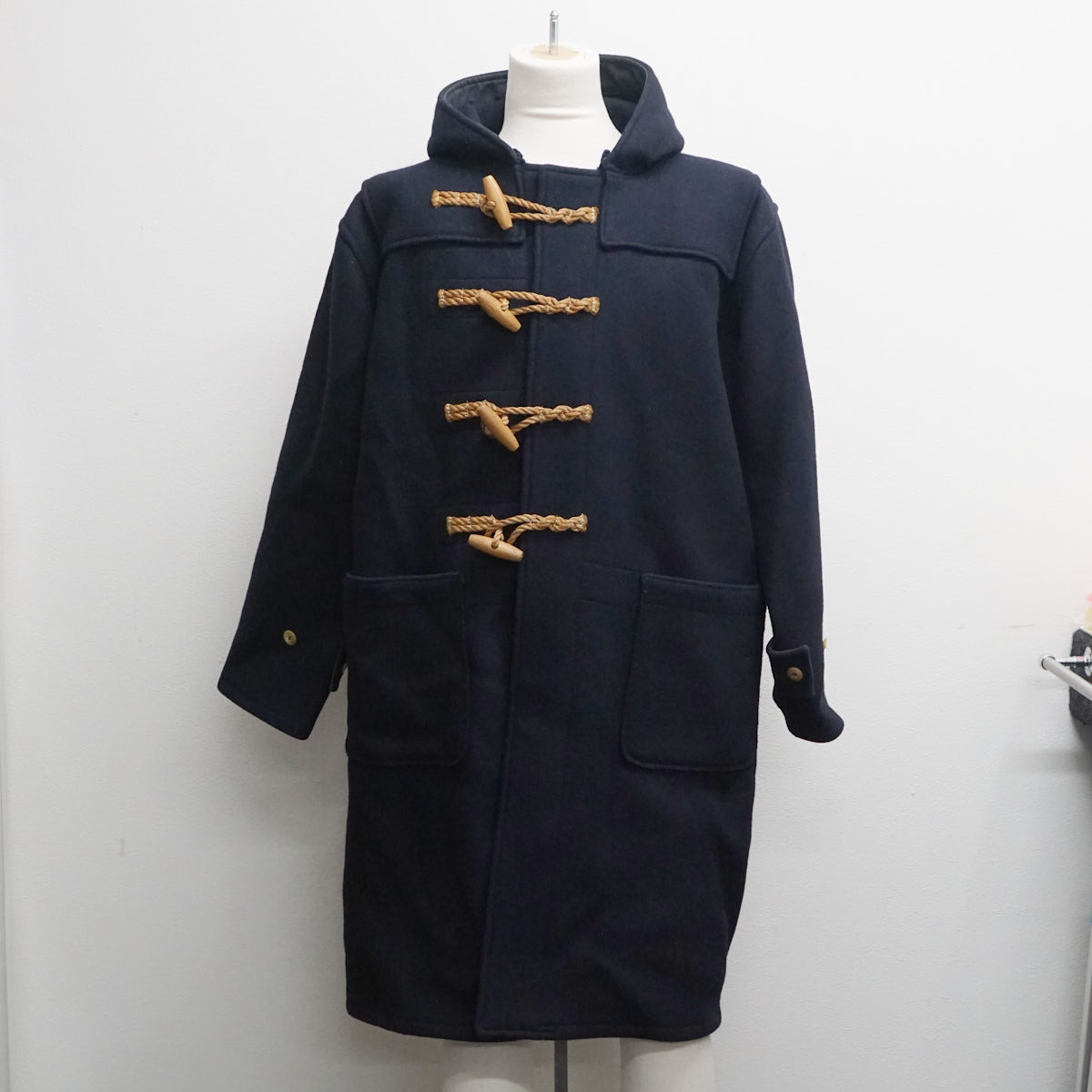 GLENOVER グレンオーバー ダッフルコート USED品 ネイビー Sサイズ アウター メンズ ヴィンテージ X8297