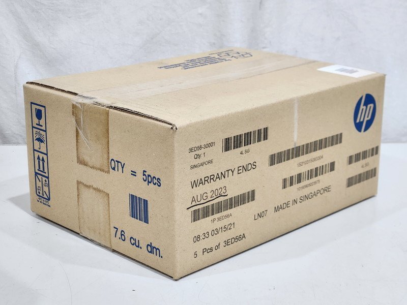 [未使用] HP 純正 インクカートリッジ HP 766B グレー 3ED56A DesignJet XL 3600シリーズ用 5個入り 期限切れ