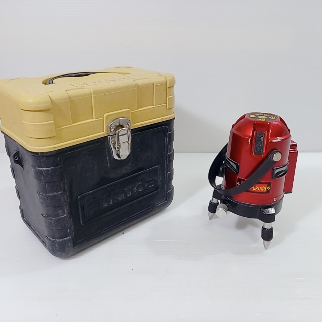 Fukuda フクダ EK-436BB フルライン レーザー墨出し器 ドット照射 レーザーレベル レーザー水平器 墨出器 墨出し機 水平器 ジャンク品