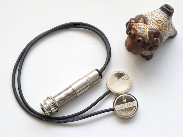 [新品] Schaller オイスターピックアップ D/S（Double/Socket）Nickel アコースティック用ピックアップ Oyster Pickup 723 MADE IN GERMANY
