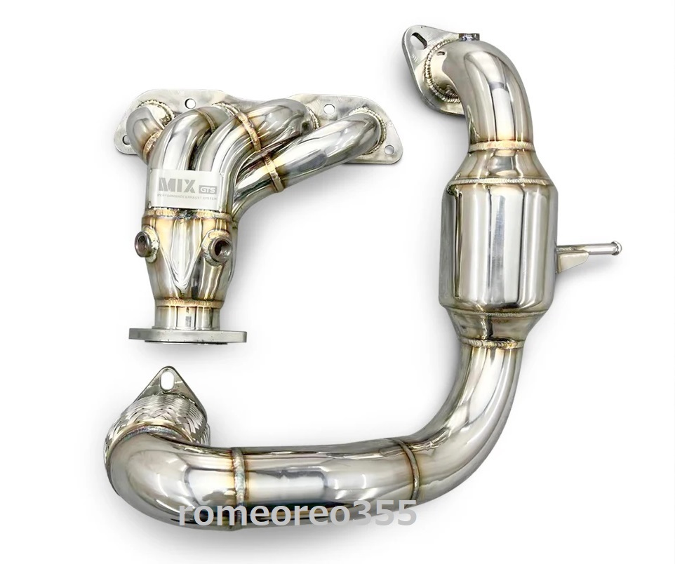 １セット限定特価 高品質トヨタ MR-S ZZW30 1ZZ 1.8L ステンレス エキゾースト マニホールド + ダウンパイプ 1999-2007 キャタレス