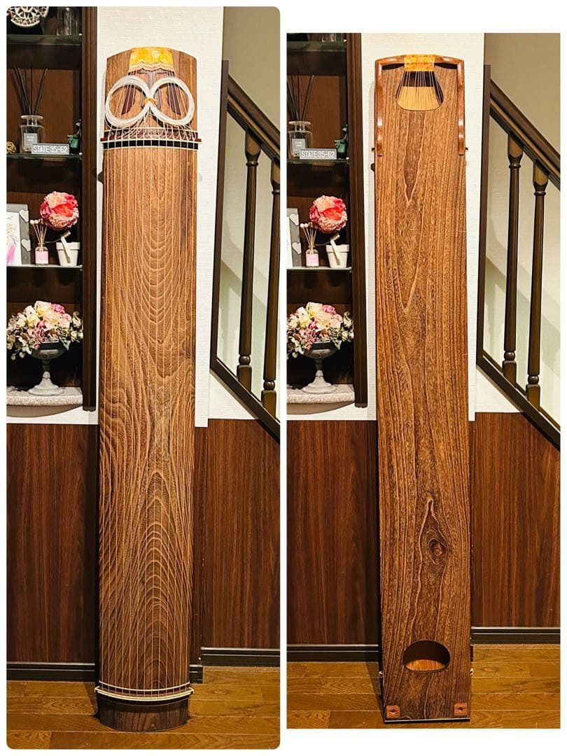 【良品】琴　和楽器　弦楽器 13弦 和琴 木製 13弦琴