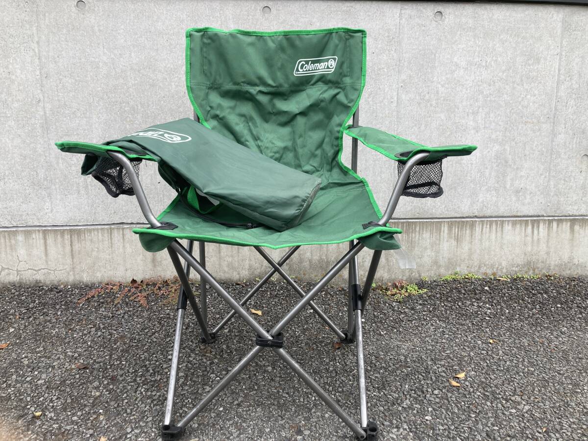 25115049 コールマン Coleman アームチェア アームレスト カップホルダー付き　アウトドア キャンプ