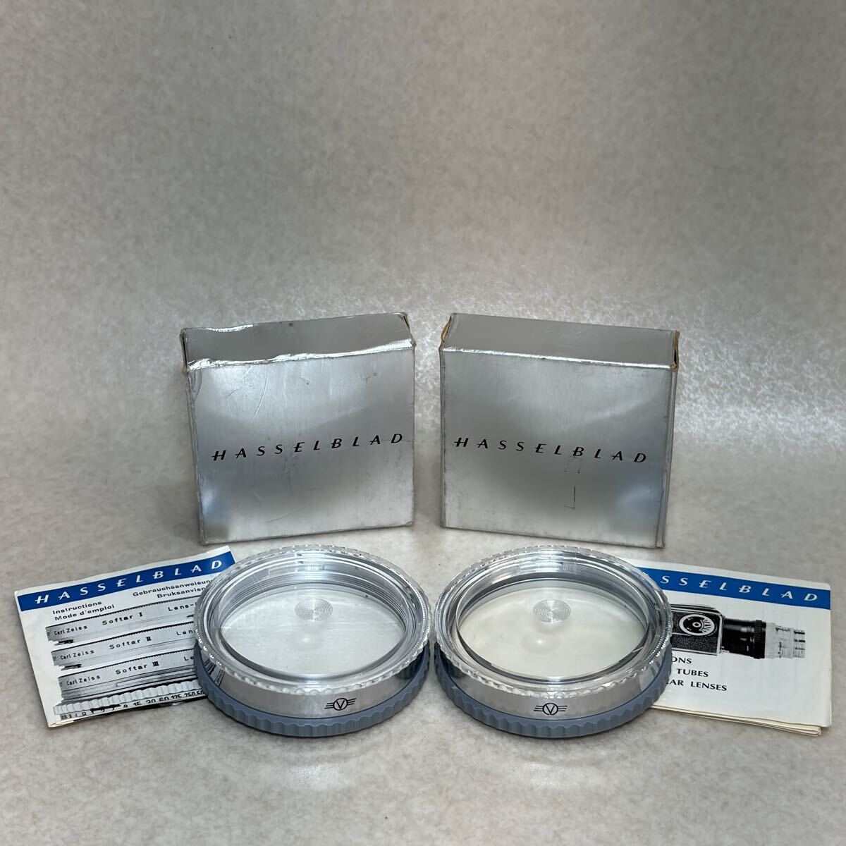 9 - 4 ） ハッセルブラッド B57 Carl Zeiss プロクサー クローズアップレンズ Proxar f=2m / SoftarIII 2枚セット