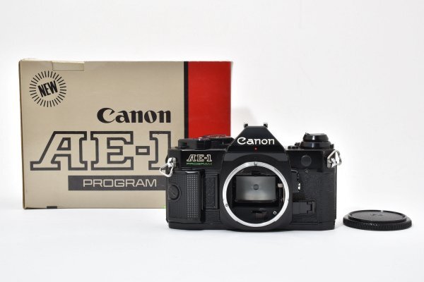 ★各部モルト張り替え済・美品★ Canon キャノン AE-1 プログラム ボディ 元箱付き #20542MTT