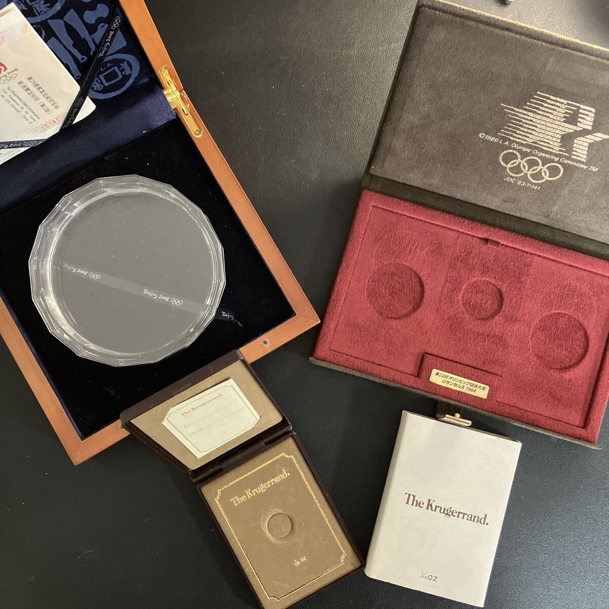 【ケースのみ】北京オリンピック2002年 南アフリカ クルーガーランド パッケージ ロサンゼルスオリンピック1984年 現状品 ★20