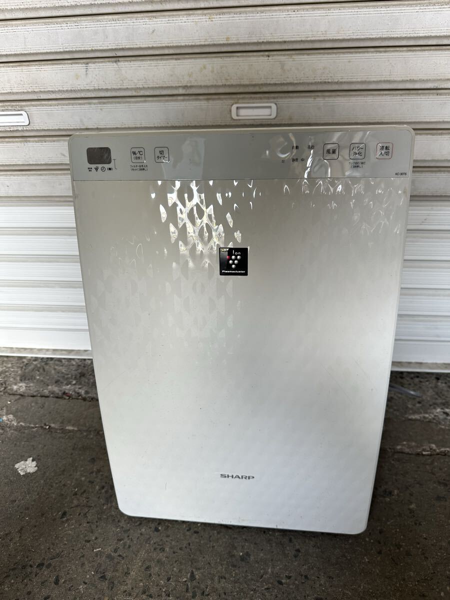 (M11) SHARP シャープ プラズマクラスター 加湿空気清浄機 KC-30T6-W 19年製 現状中古品