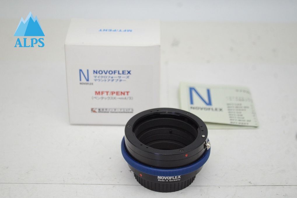 美品 NOVOFLEX MFT/PENT PENTAX ペンタックス Kマウントレンズ - マイクロフォーサーズボディ 元箱付 251015aa【アルプスカメラ】