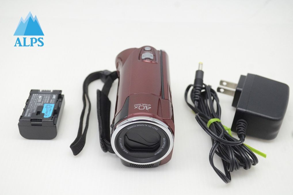 JVC ケンウッド Everio GZ-HM180 デジタルビデオカメラ レッド 251111j【アルプスカメラ】