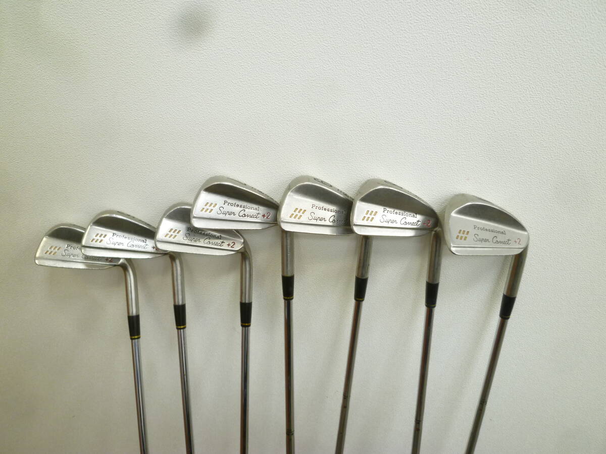 ＃41871 【中古品】 本間ゴルフ HONMA ホンマ プロフェッショナル スーパーコレクト＋2 アイアン （4 5 6 7 8 9 S） 7本セット
