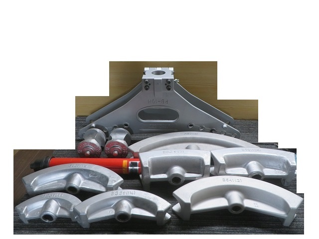TK☆IZUMI 泉精器 PB-10N　油圧式パイプベンダー　シュー　まとめ売り 木箱ケース2箱 PB-10　B28　B42 B36 B54 B82 A51 63-75　15-39