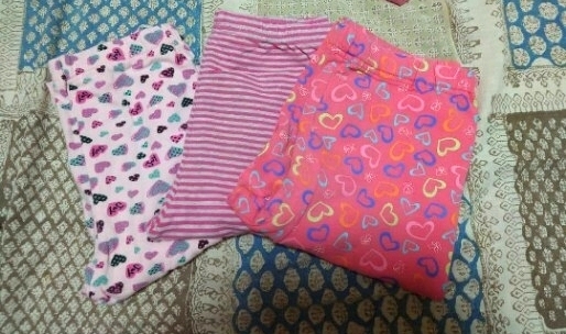 OshKosh オシュコシュ Boomy Roomy キッズ レギンス 3点セット 120 130 140 ボトムス スパッツ パンツ 子供 ガールズ 女児 ピンク ハート