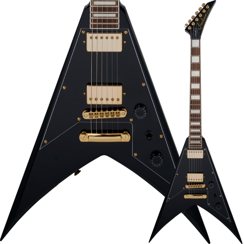 Jackson X Series Signature Scott Ian King V KVXT, Laurel Fingerboard, Gloss Black〈ジャクソン〉