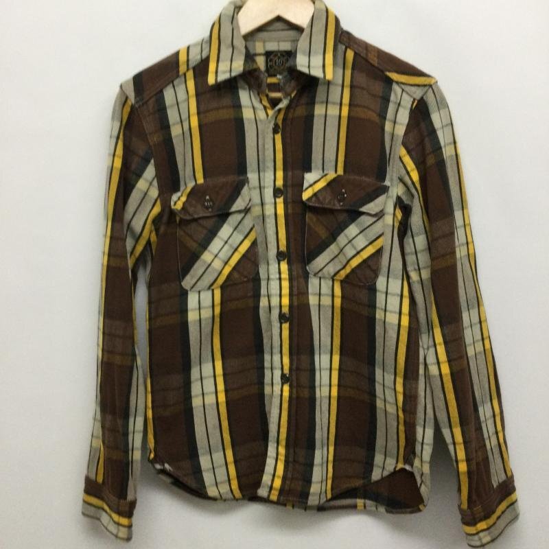ジェラード JELADO ジェラード 10周年モデル ネル チェック シャツ S拍卖