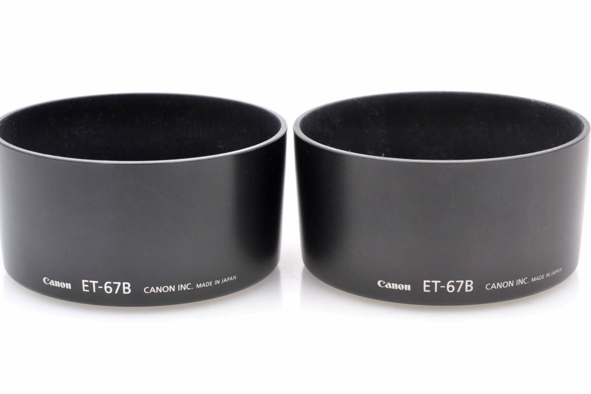Canon ET-67B 純正 レンズフード 2個セット