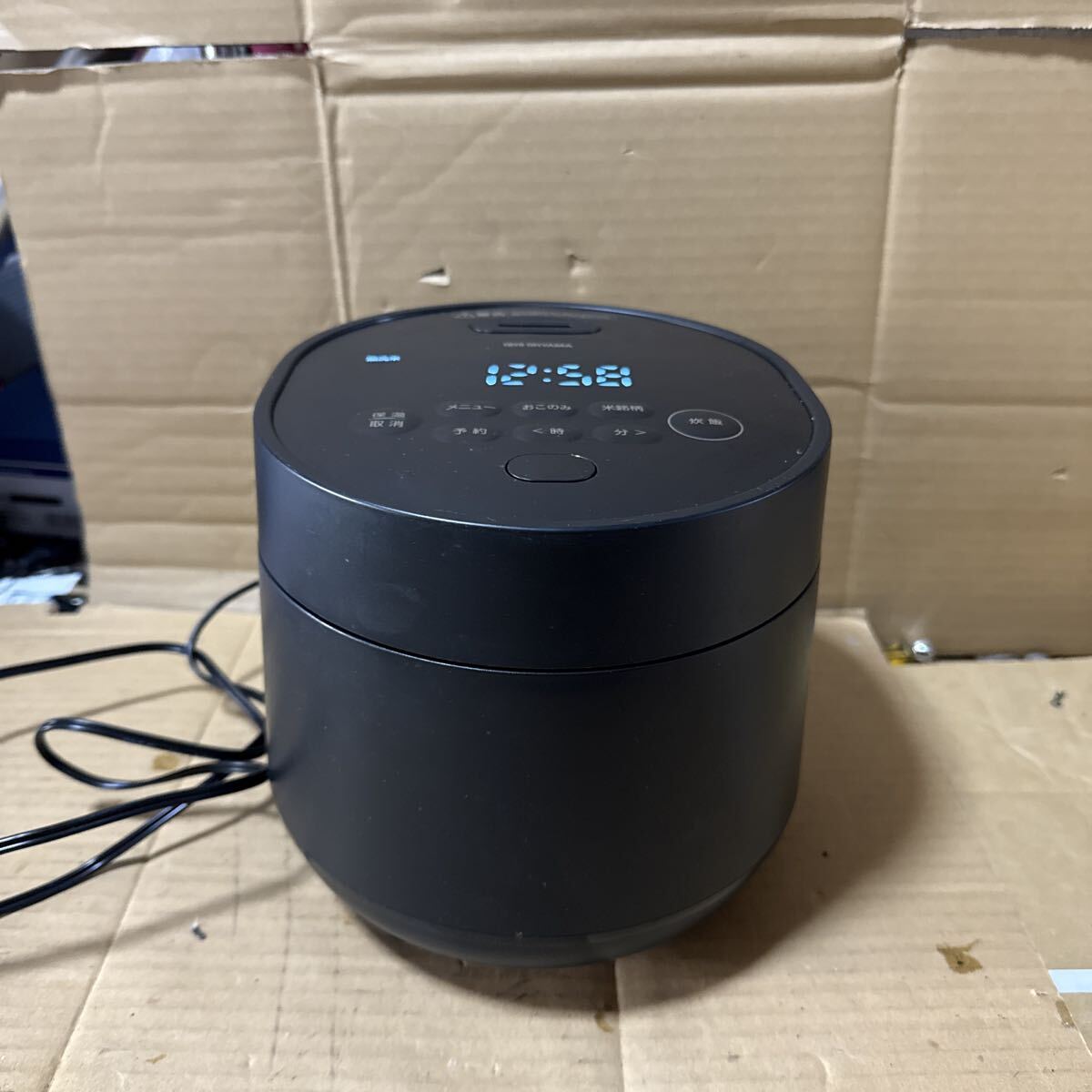 あ-8590）IRIS OHYAMA ジャー炊飯器 RC-MGA30-B 炊飯器 2024年製 通電のみ確認済