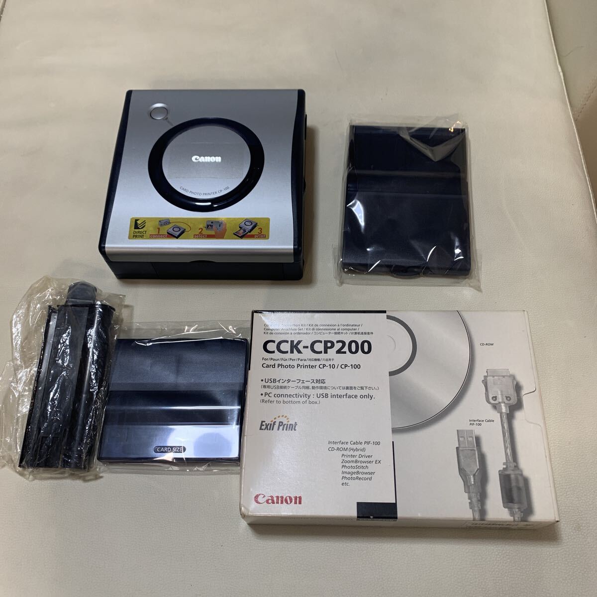 ☆IS-1127う80 Canon キャノン カードフォトプリンター CP-100 動作未確認☆