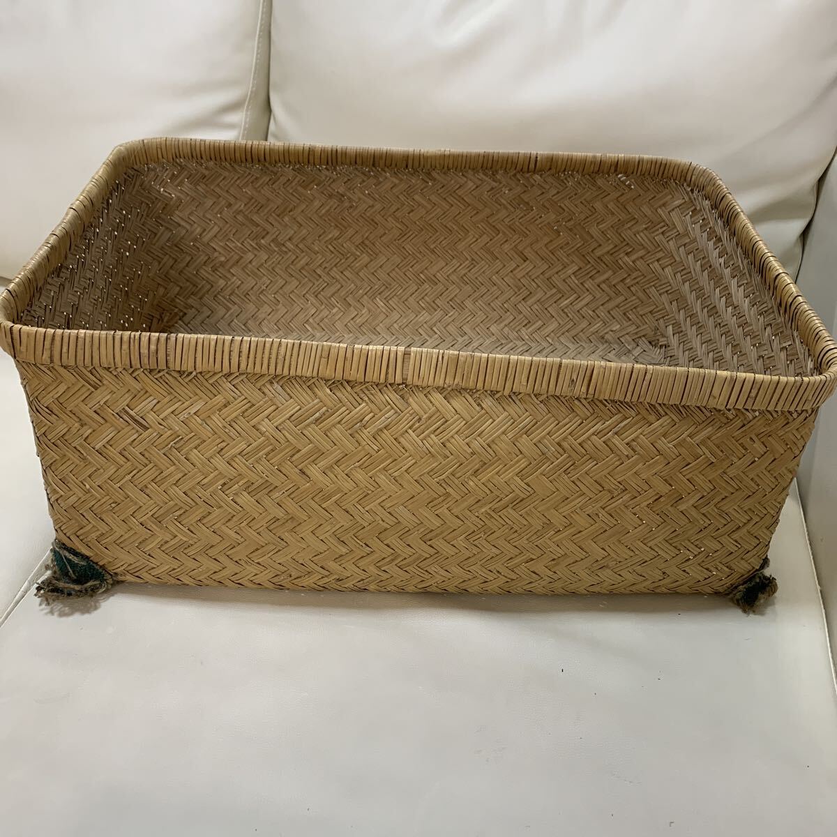 ☆IS-1130け アンティーク 竹籠 昭和レトロ 竹細工 かご☆