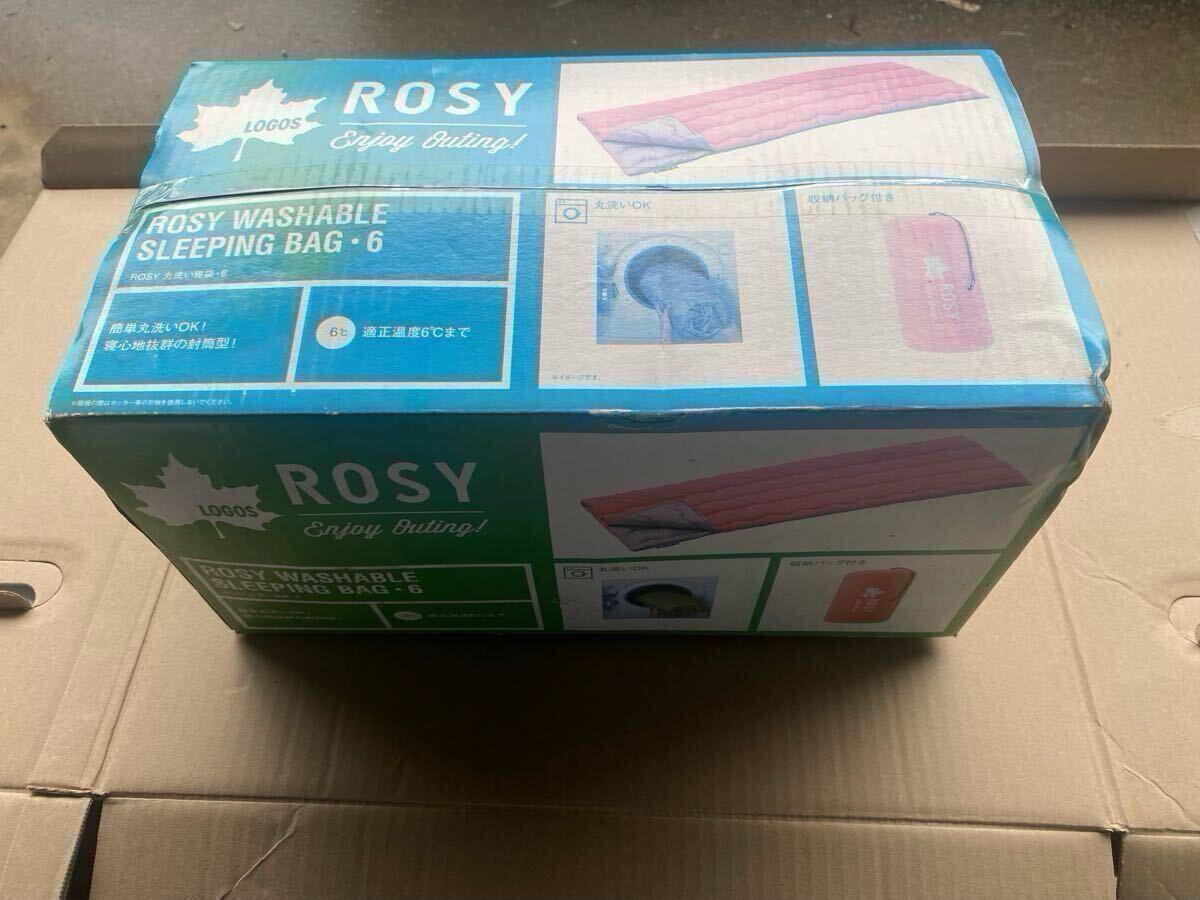 LOGOS ロゴス　ROSY WASHABLE SLEEPING BAG 6 寝袋　寝具　オレンジ　アウトドア用品　未使用保管品