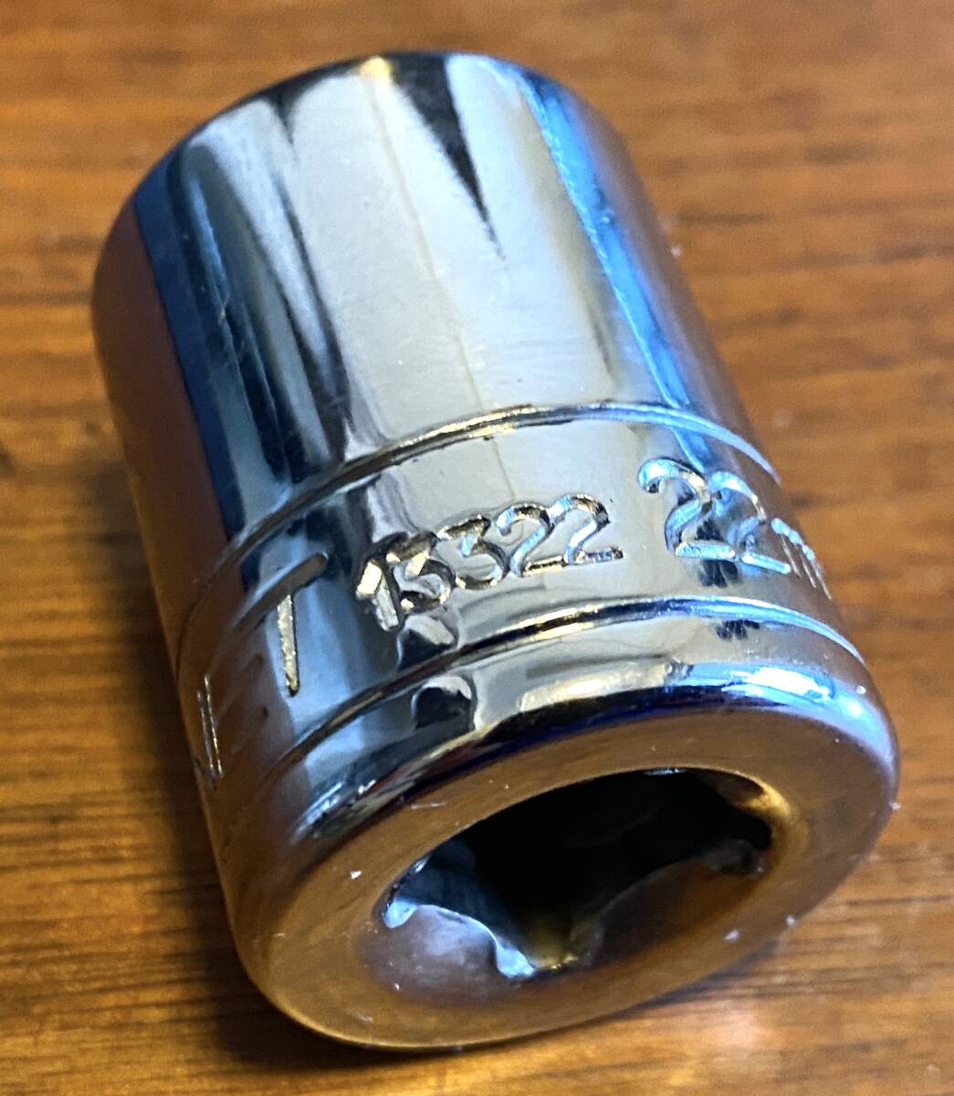 ●SIGNET(シグネット) 22mm 差込角 1/2inch(12.7mm) 6角 ソケット●中古品●