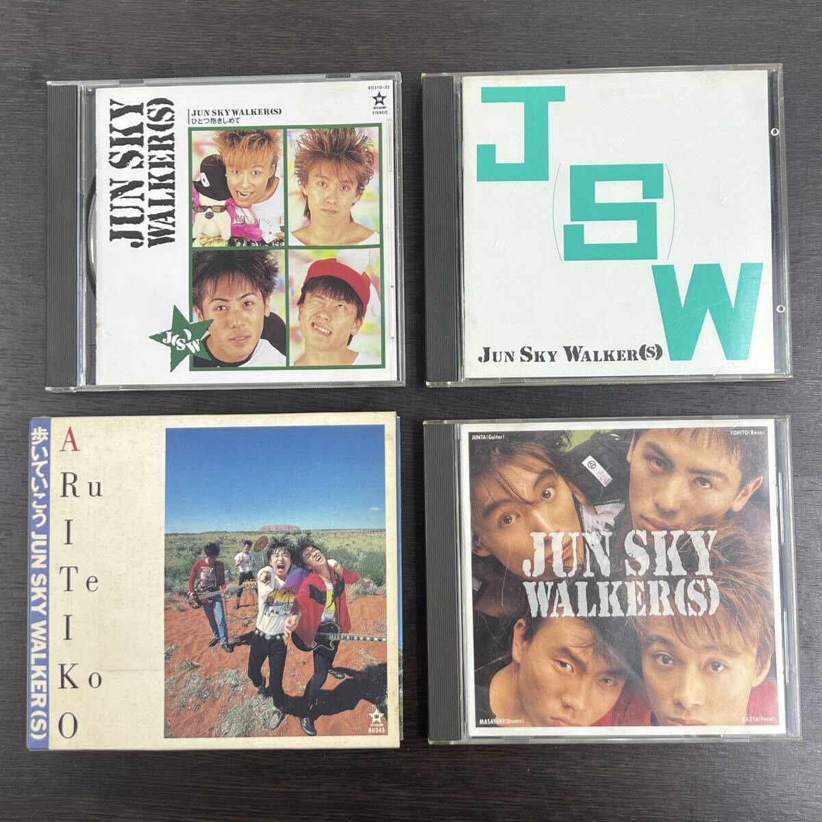 JUN SKY WALKERS CD ４枚まとめて ジュンスカイウォーカーズ 歩いていこう ひとつ抱きしめて J(S)W 全部このままで