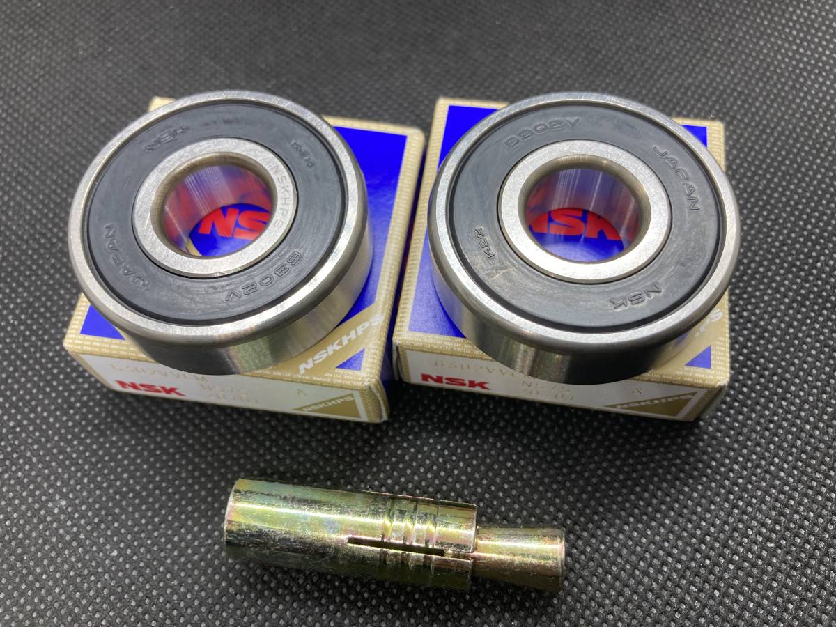 ホンダ モトコンポ AB12 フロントホイール ベアリング交換セット 抜き工具＆作業手順説明 ダストシール MOTOCOMPO
