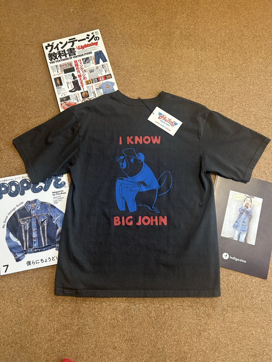 ビッグジョン/新品未使用/タグ付/S/ビーバー/Tシャツ/定価8690円/BIG JOHN/ヴィンテージ/日本製/希少/完売/レア/エクストラ/HW/祐天寺