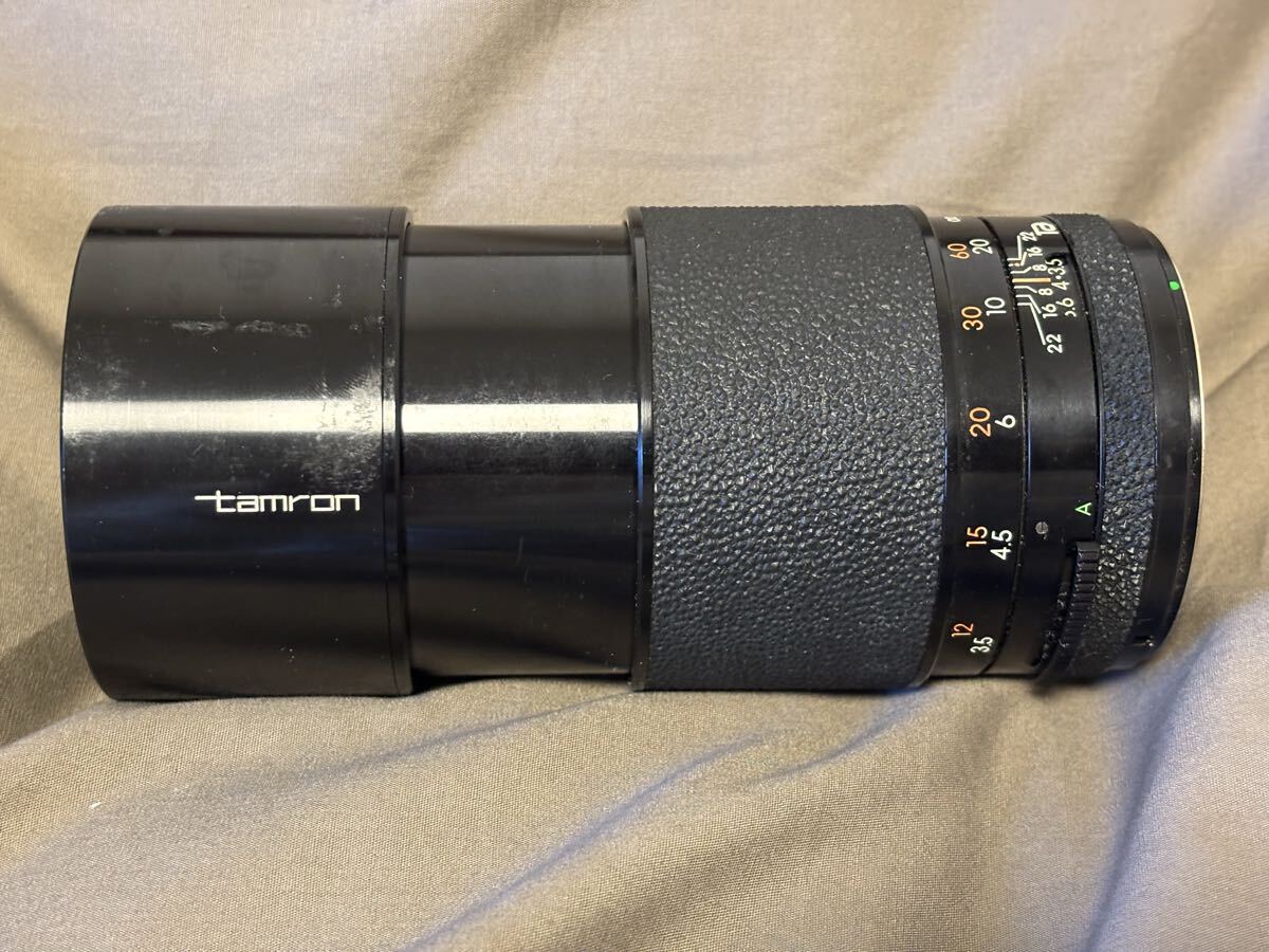 タムロン　200mm f3.5 アダプトール　マウント無し　CT-200 前玉縁にカビ有り
