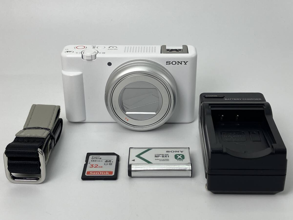【返品保証・動作確認済】SONY ZV-1M2 ホワイト