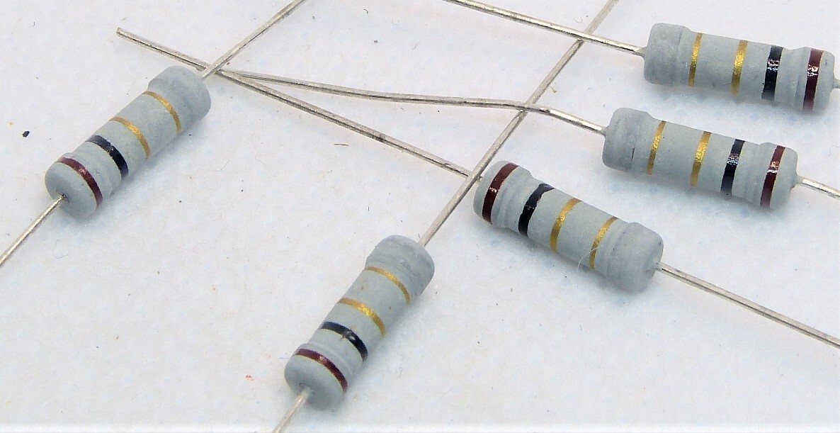 1w金属皮膜抵抗1Ω 5本