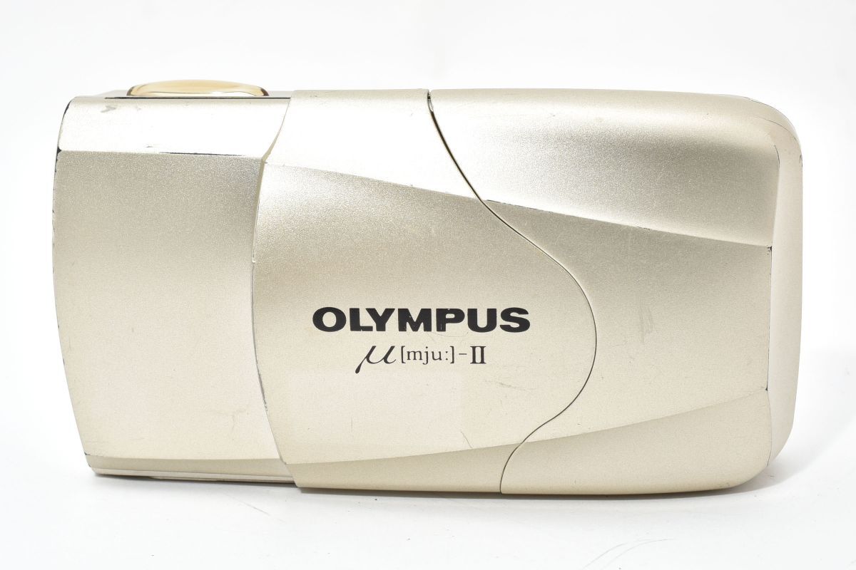【希少】 OLYMPUS オリンパス μ-II コンパクト フィルムカメラ #3225