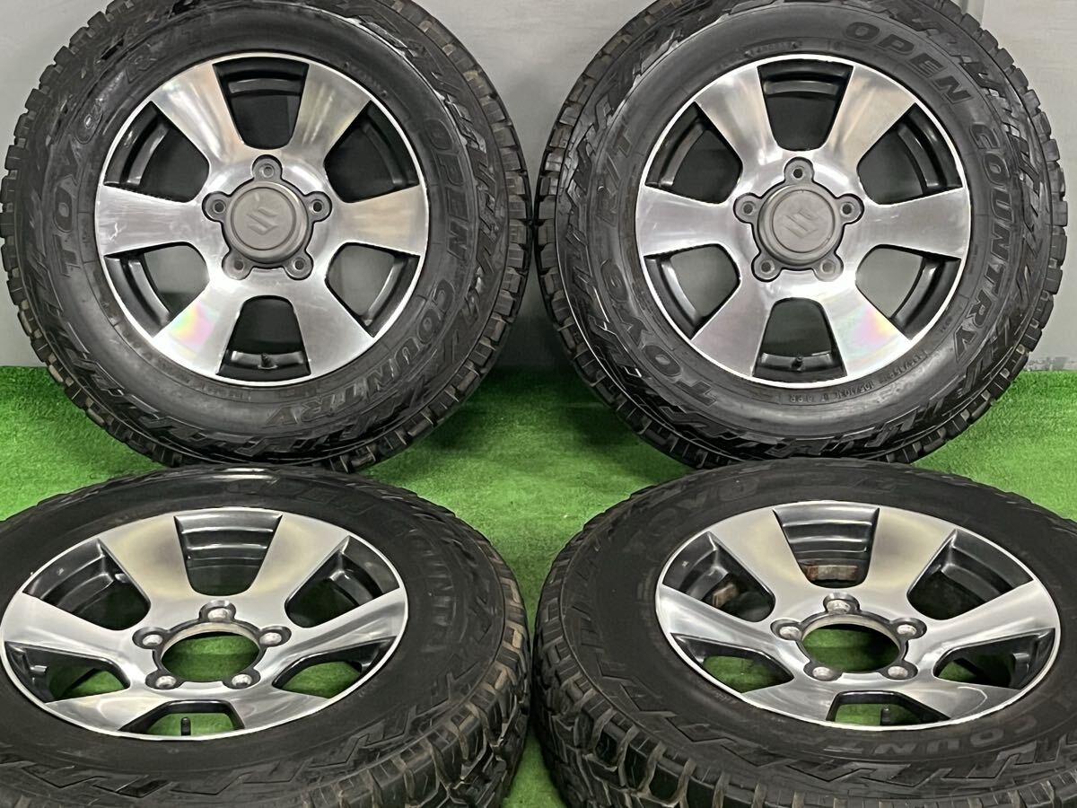 【希少品】スズキ JB23 ジムニー クロスアドベンチャー 8型 純正 16in 5.5J +22 PCD139 トーヨー オープンカントリー 185/85R16 純正