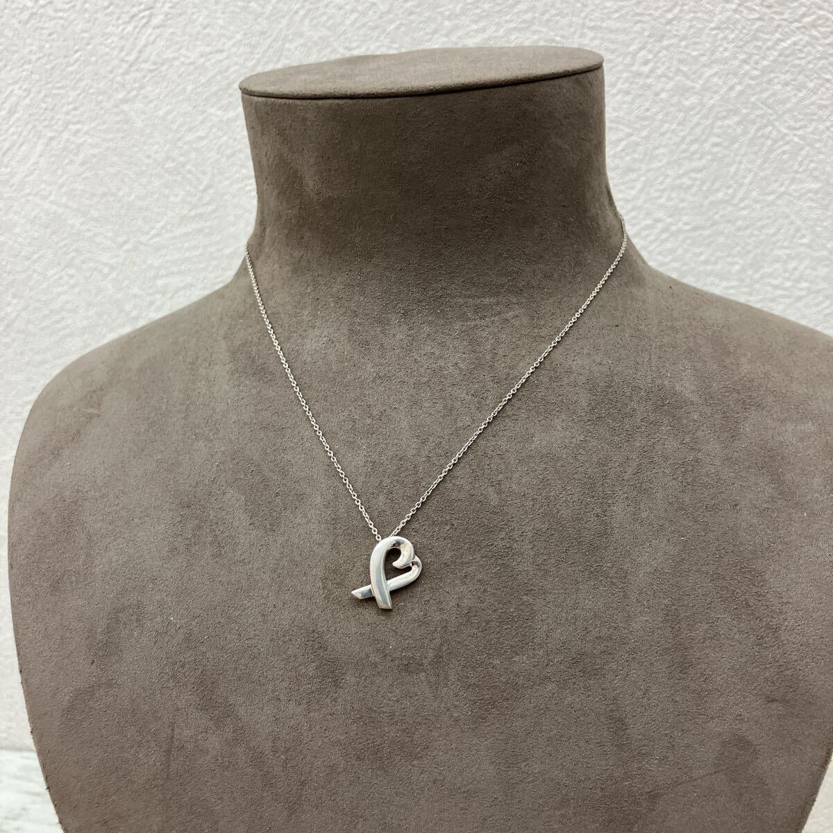 TIFFANY Co ティファニー ネックレス シルバー ハート SV925 アクセサリー ファッション ラヴィングハート【E20】
