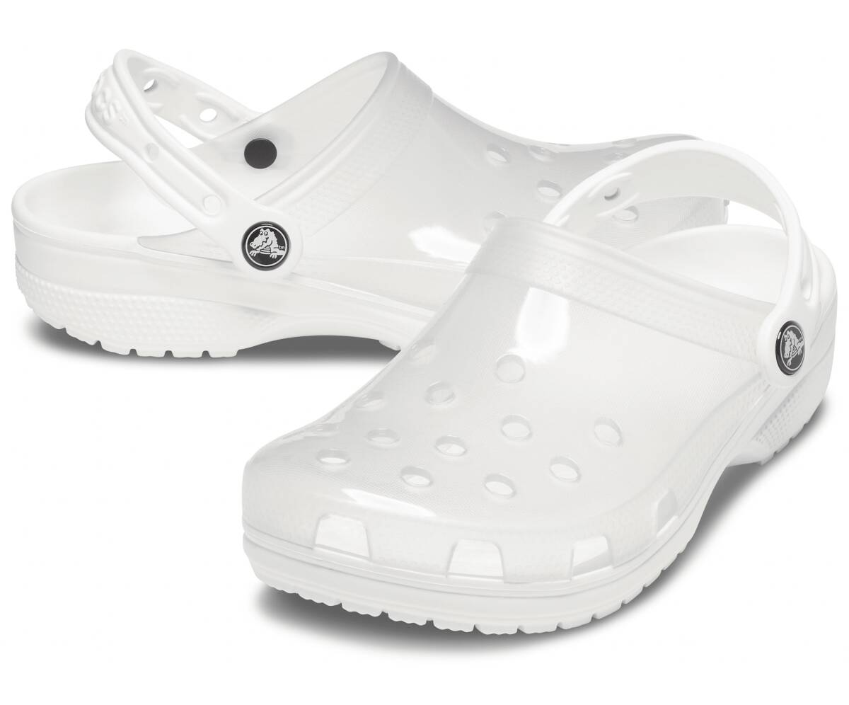 CROCS CLASSIC TRANSLUCENT CLOG　ホワイト系 29cm